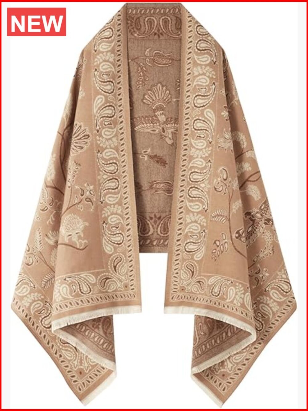 Reversible Pashmina Shawl Wrap Scarf For Women Holiday Gifts